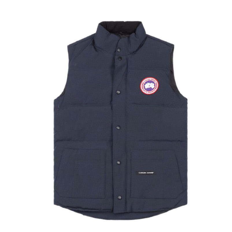 Canada Goose 4154m Freestyle Crew Vest Navy Blue (1) - newkick.cc