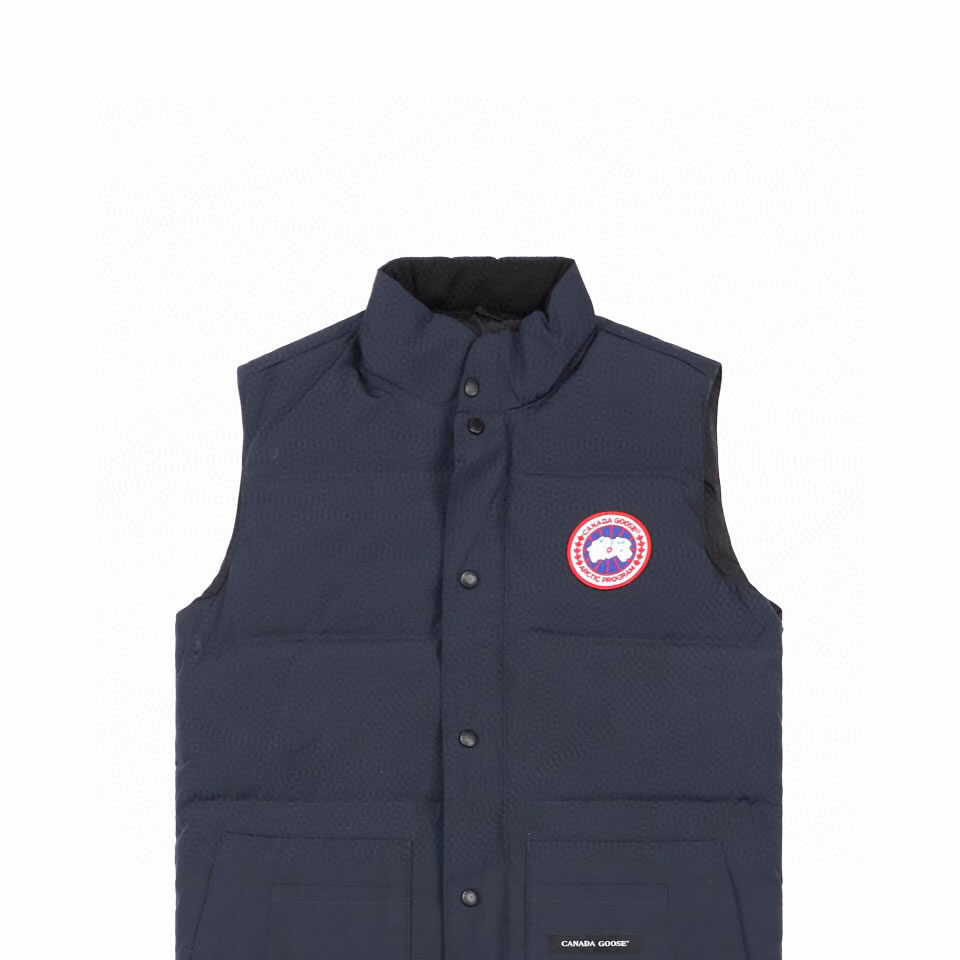 Canada Goose 4154m Freestyle Crew Vest Navy Blue (4) - newkick.cc