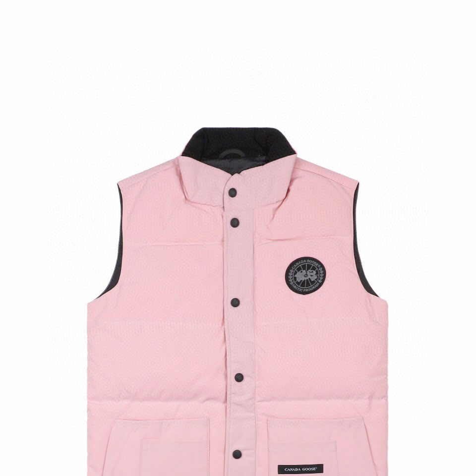 Canada Goose 4154m Freestyle Crew Vest Pink (4) - newkick.cc