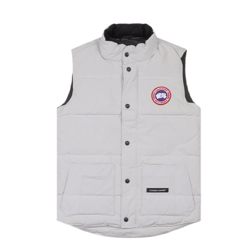 Canada Goose 4154m Freestyle Crew Vest Silver White (1) - newkick.cc