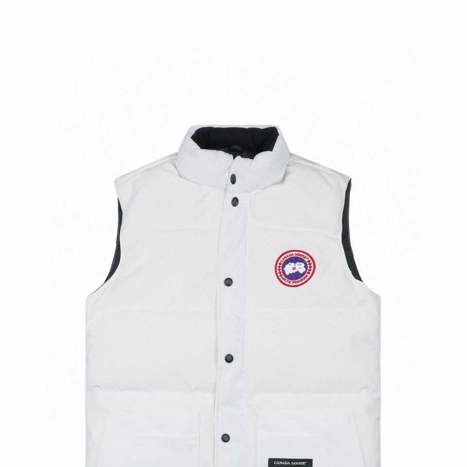 Canada Goose 4154m Freestyle Crew Vest White (4) - newkick.cc