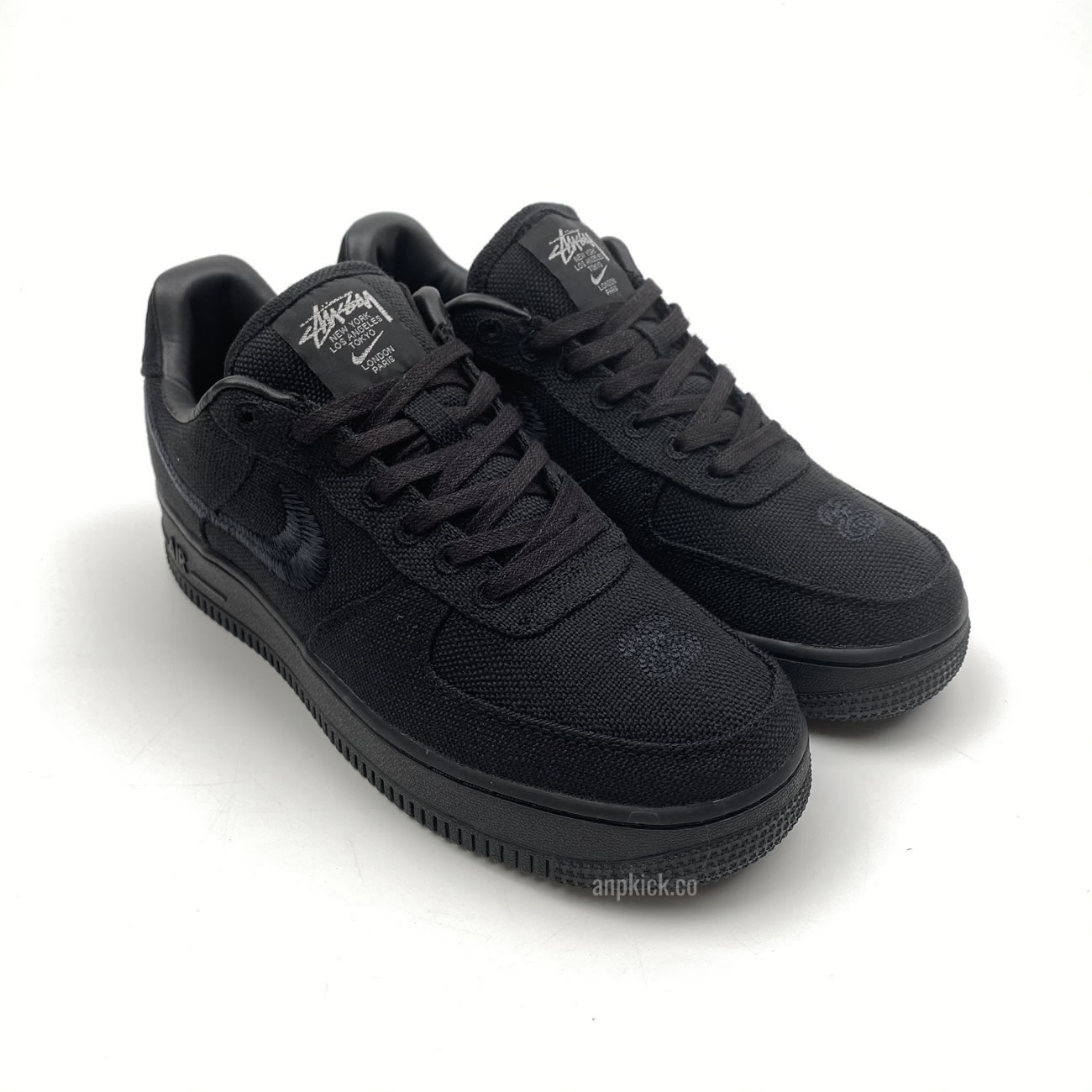 Stussy Nike Air Force 1 Low Black Cz9084 001 Release Date (2) - newkick.cc