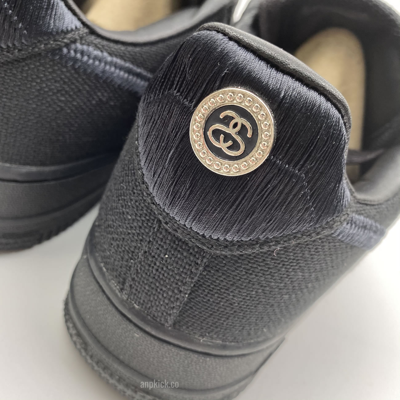 Stussy Nike Air Force 1 Low Black Cz9084 001 Release Date (7) - newkick.cc