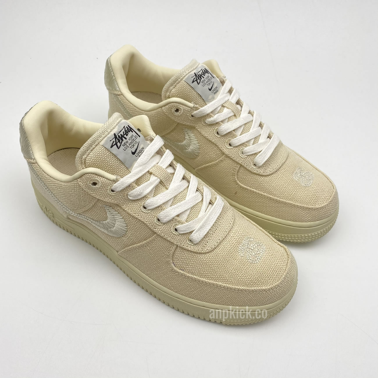 Stussy Nike Air Force 1 Low Fossil Stone Cz9084 200 Release Date (2) - newkick.cc