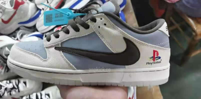 Travis Scott Sony Playstation 5 Nike Dunk Low Anpkick First Look (1) - newkick.cc