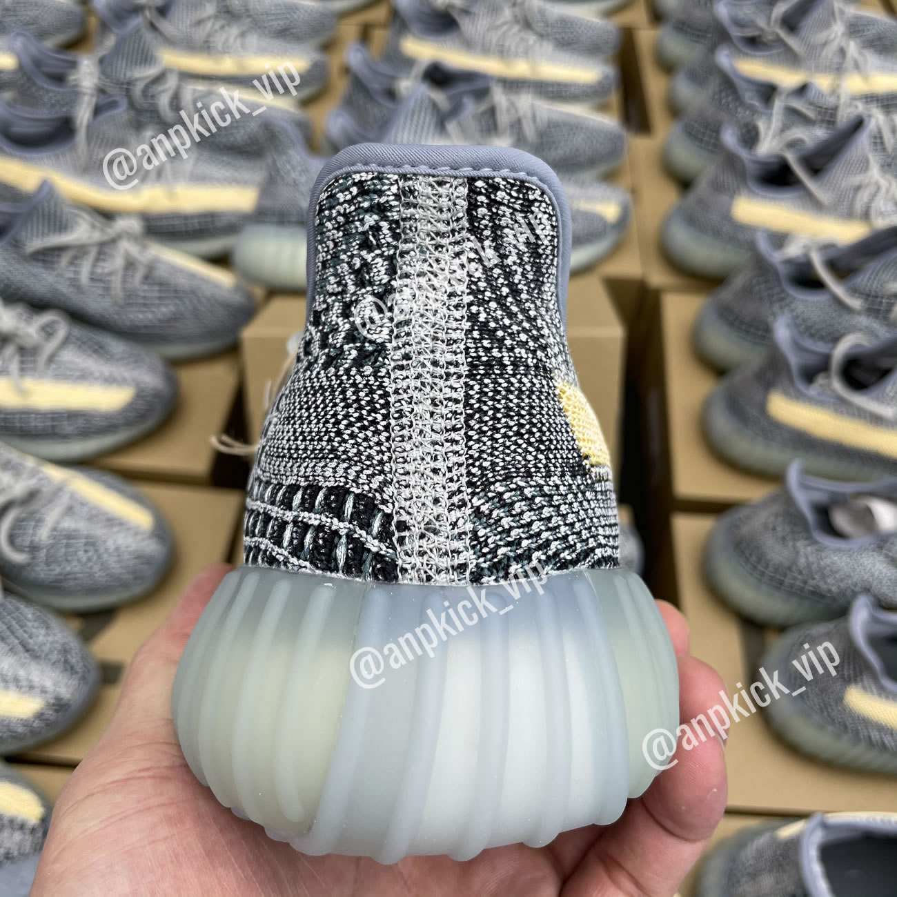 Adidas Anpkick Yeezy Boost 350 V2 Ash Blue Gy7657 (4) - newkick.cc