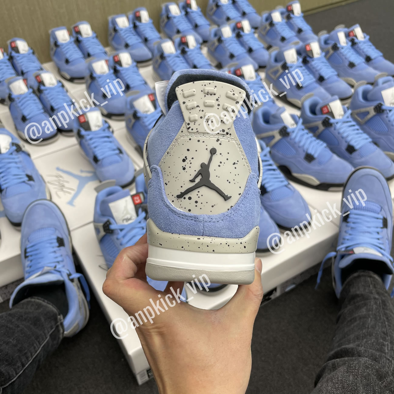 Air Jordan 4 University Blue Unc Anpkick Ct8527 400 (3) - newkick.cc