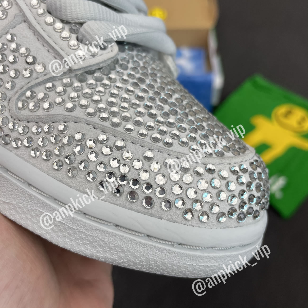 Anpkick Nike Dunk Low Cactus Plant Flea Market Swarovski Crystals Cz2670 001 (7) - newkick.cc