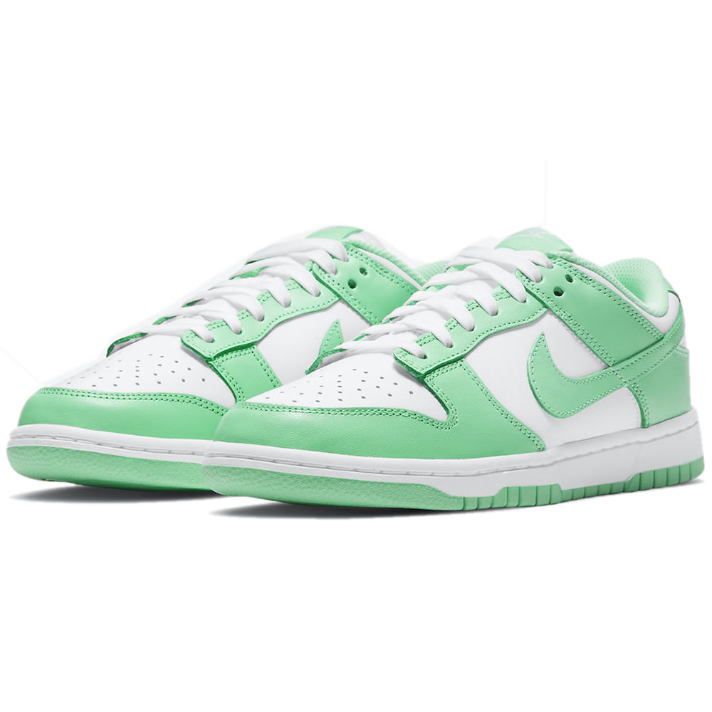 Nike Dunk Low Wmns Green Glow White Green Dd1503 105 (3) - newkick.cc