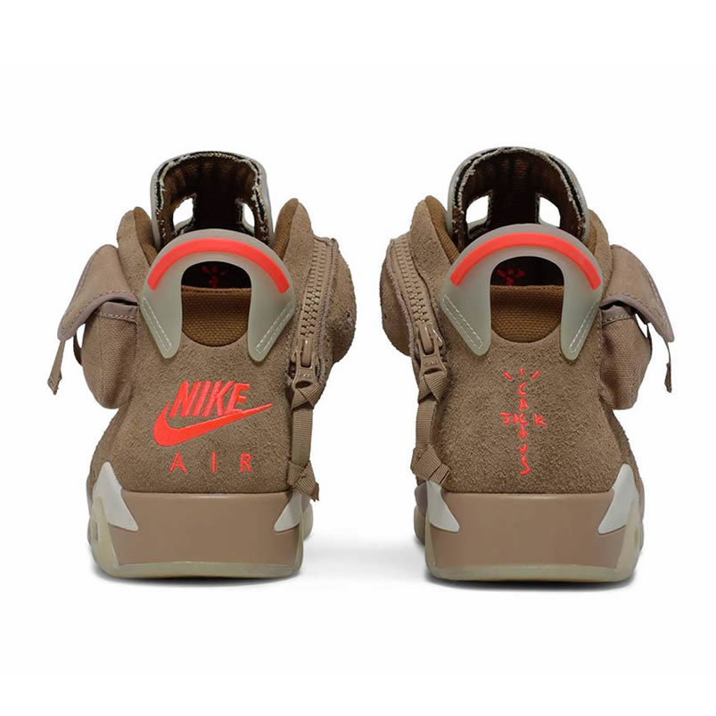 Travis Scott Air Jordan 6 Retro British Khaki Dh0690 200 (4) - newkick.cc