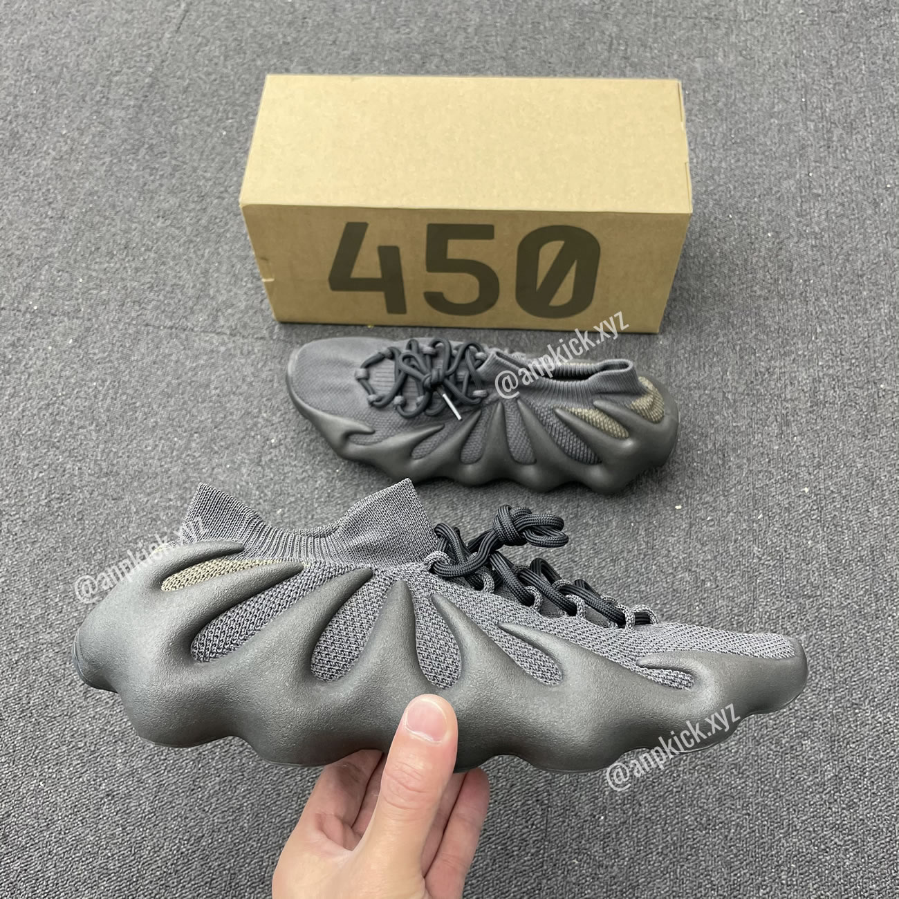 Adidas Yeezy 450 Dark Slate Anpkick H68039 (4) - newkick.cc