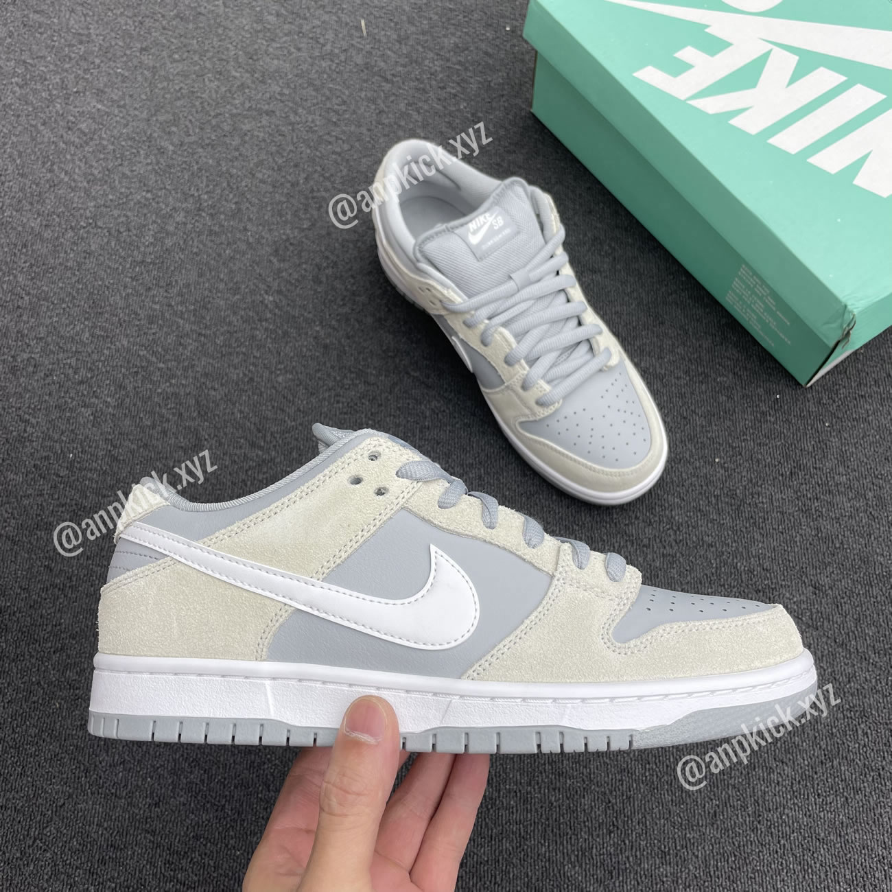 Anpkick Nike Dunk Low Summit White Vast Grey Ar0778 110 (3) - newkick.cc