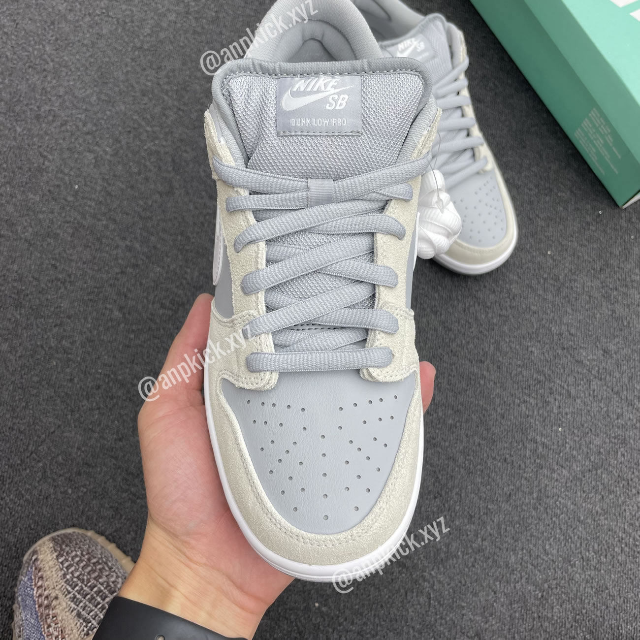 Anpkick Nike Dunk Low Summit White Vast Grey Ar0778 110 (5) - newkick.cc