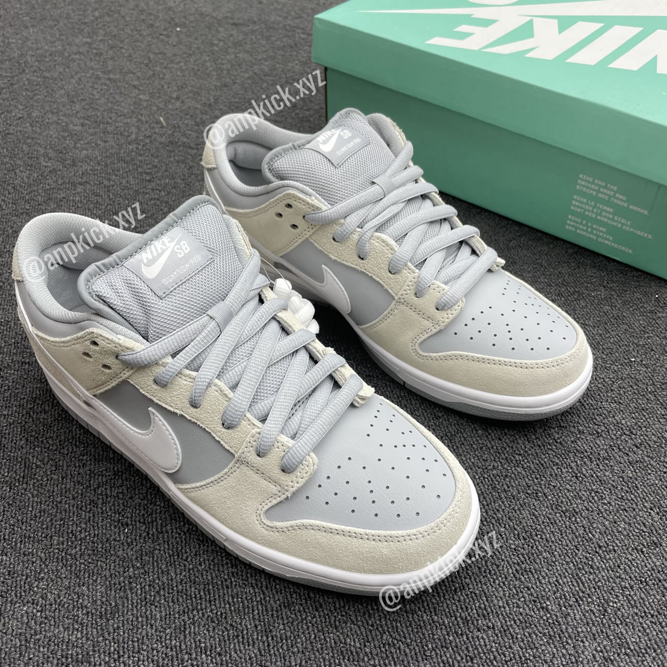 Anpkick Nike Dunk Low Summit White Vast Grey Ar0778 110 (6) - newkick.cc