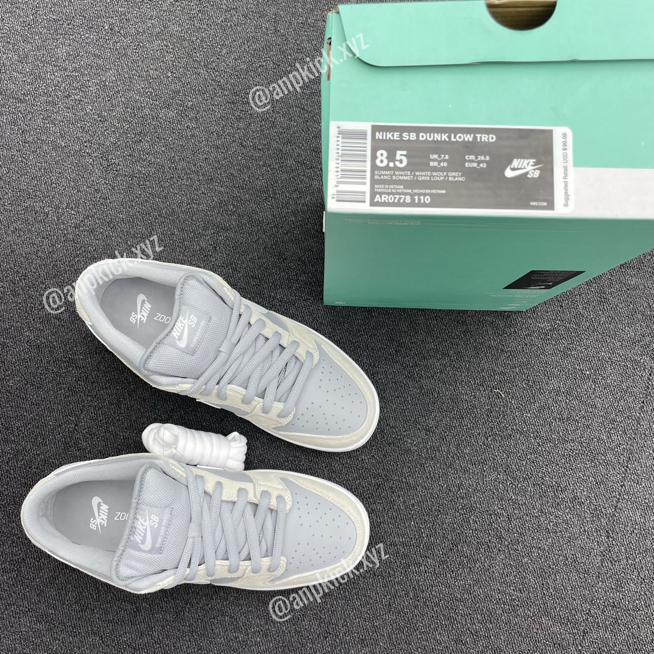 Anpkick Nike Dunk Low Summit White Vast Grey Ar0778 110 (8) - newkick.cc