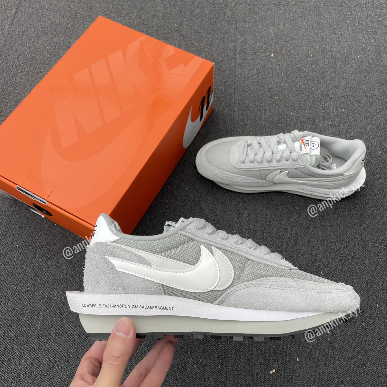 Fragment Design Sacai Nike Ldwaffle Shoes Dh2684 001 (5) - newkick.cc