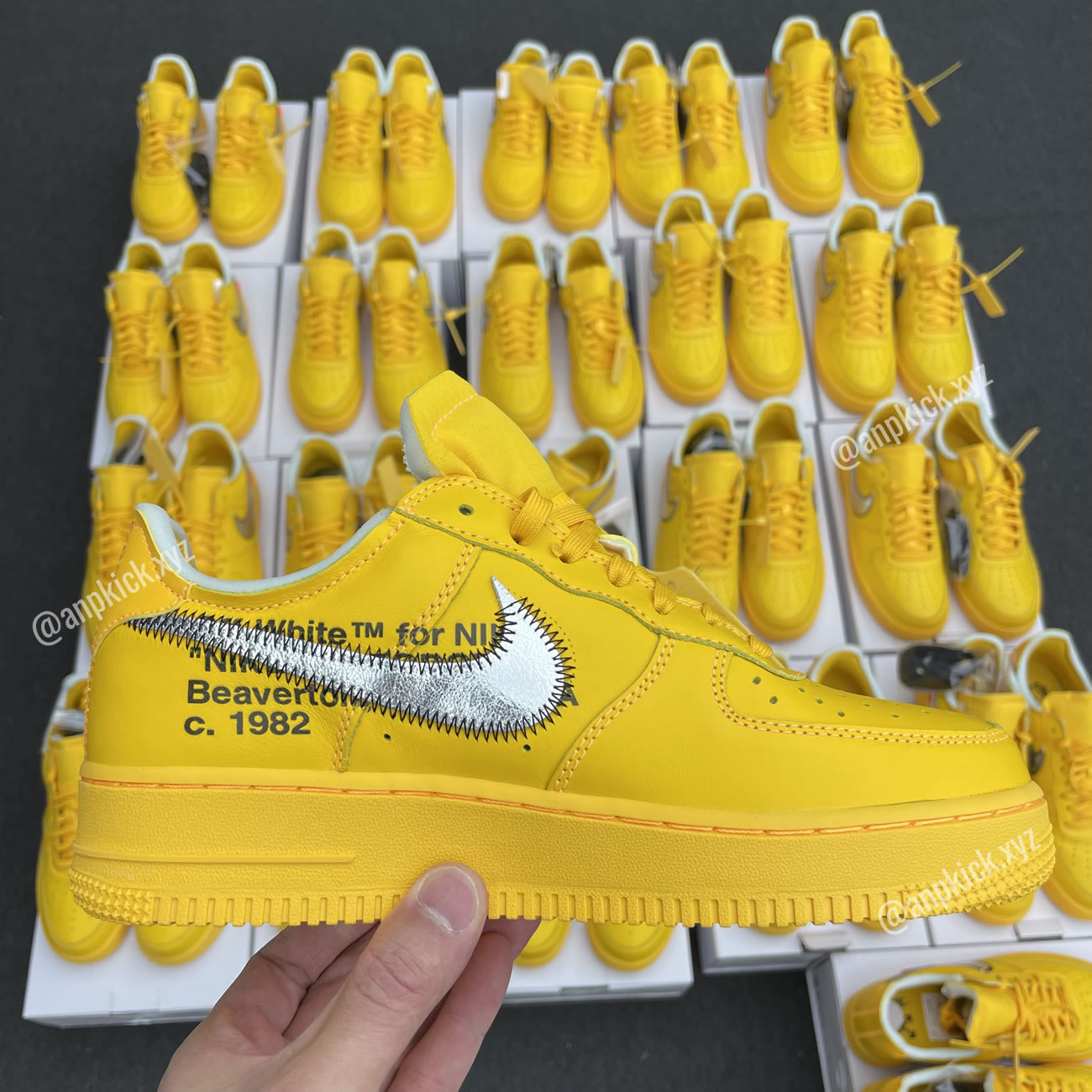 Off White Nike Air Force 1 University Gold Anpkick Dd1876 700 (2) - newkick.cc