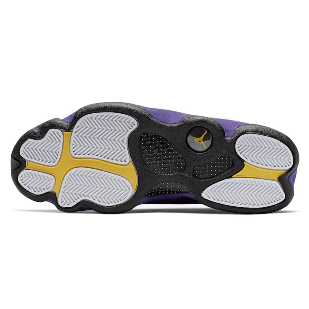 Air Jordan 13 Lakers White Black Court Purple University Gold 414571 105 (6) - newkick.cc