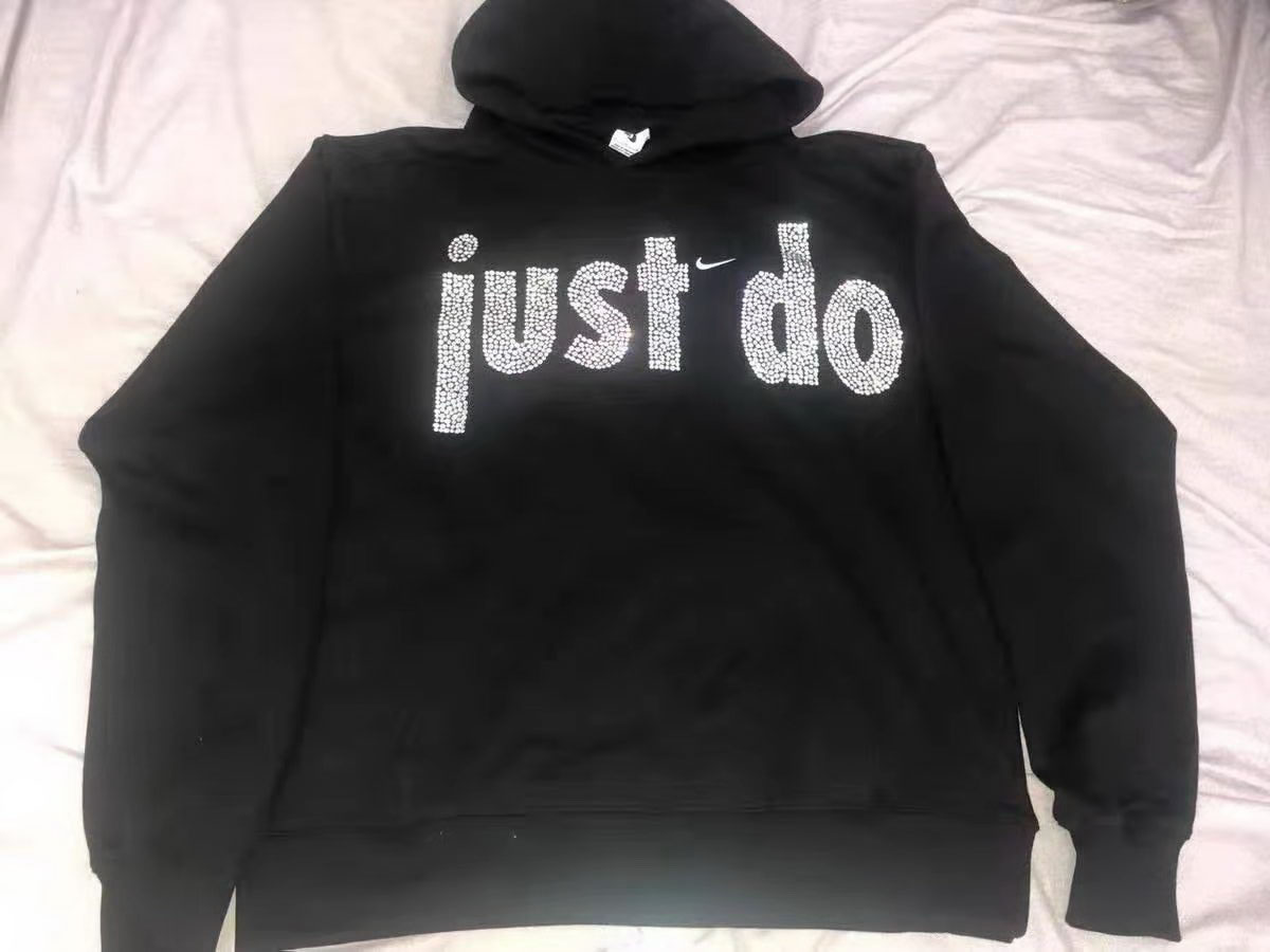 Nike Just Do It Hoodie Black (5) - newkick.cc