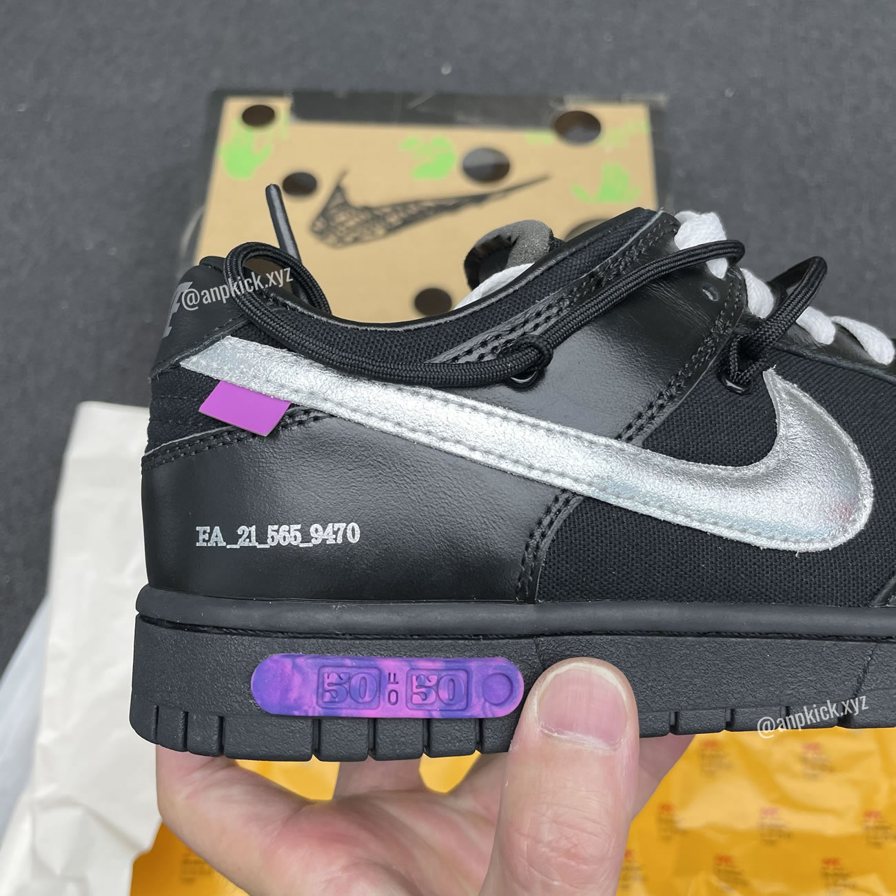 Off White Nike Sb Dunk Low The 50 Black Silver Dm1602 001 (2) - newkick.cc