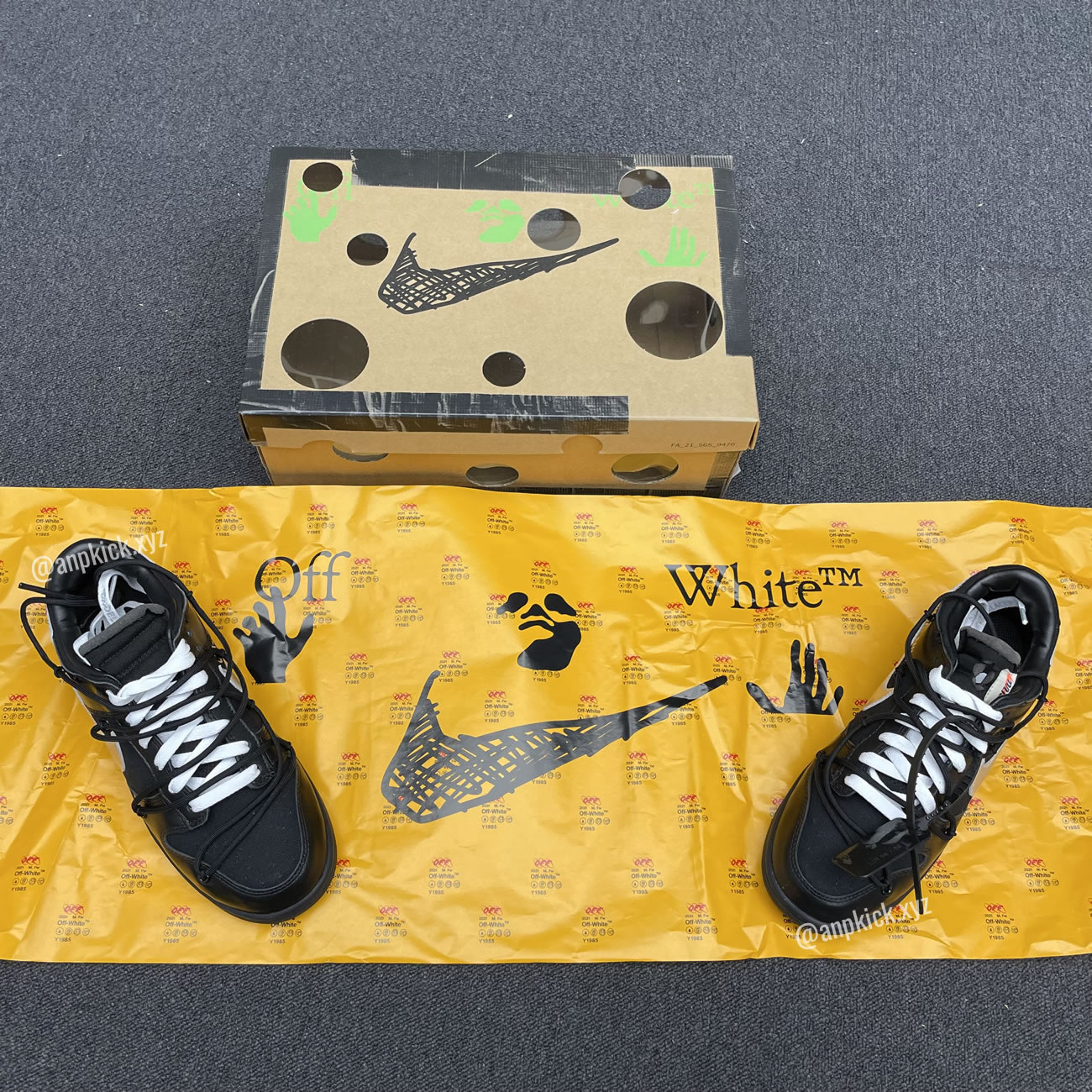 Off White Nike Sb Dunk Low The 50 Black Silver Dm1602 001 (3) - newkick.cc