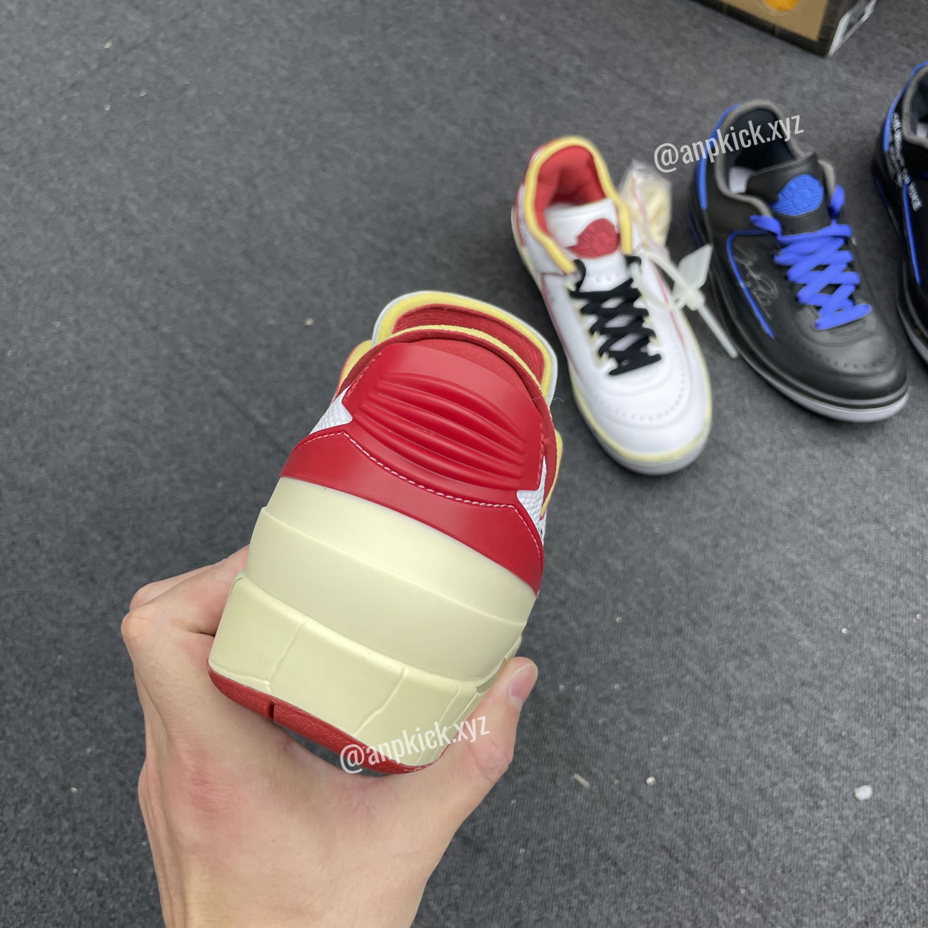 Off White Air Jordan 2 Low White Red (3) - newkick.cc