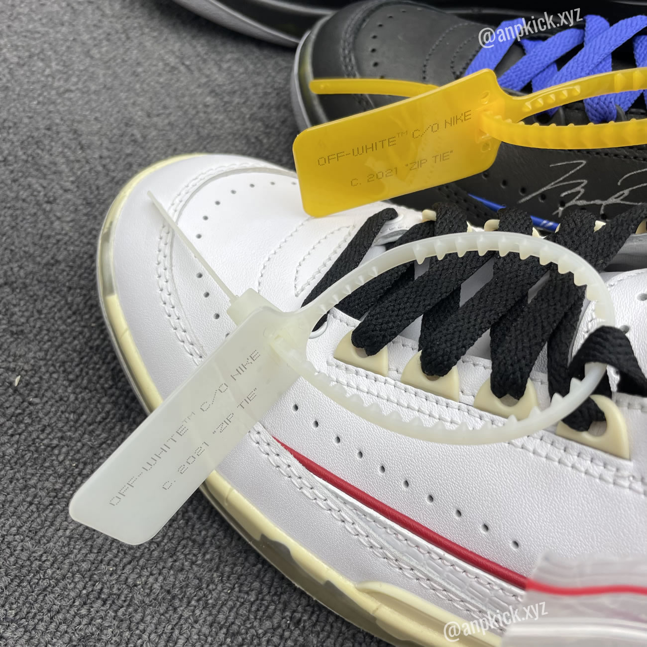 Off White Air Jordan 2 Low White Red (8) - newkick.cc