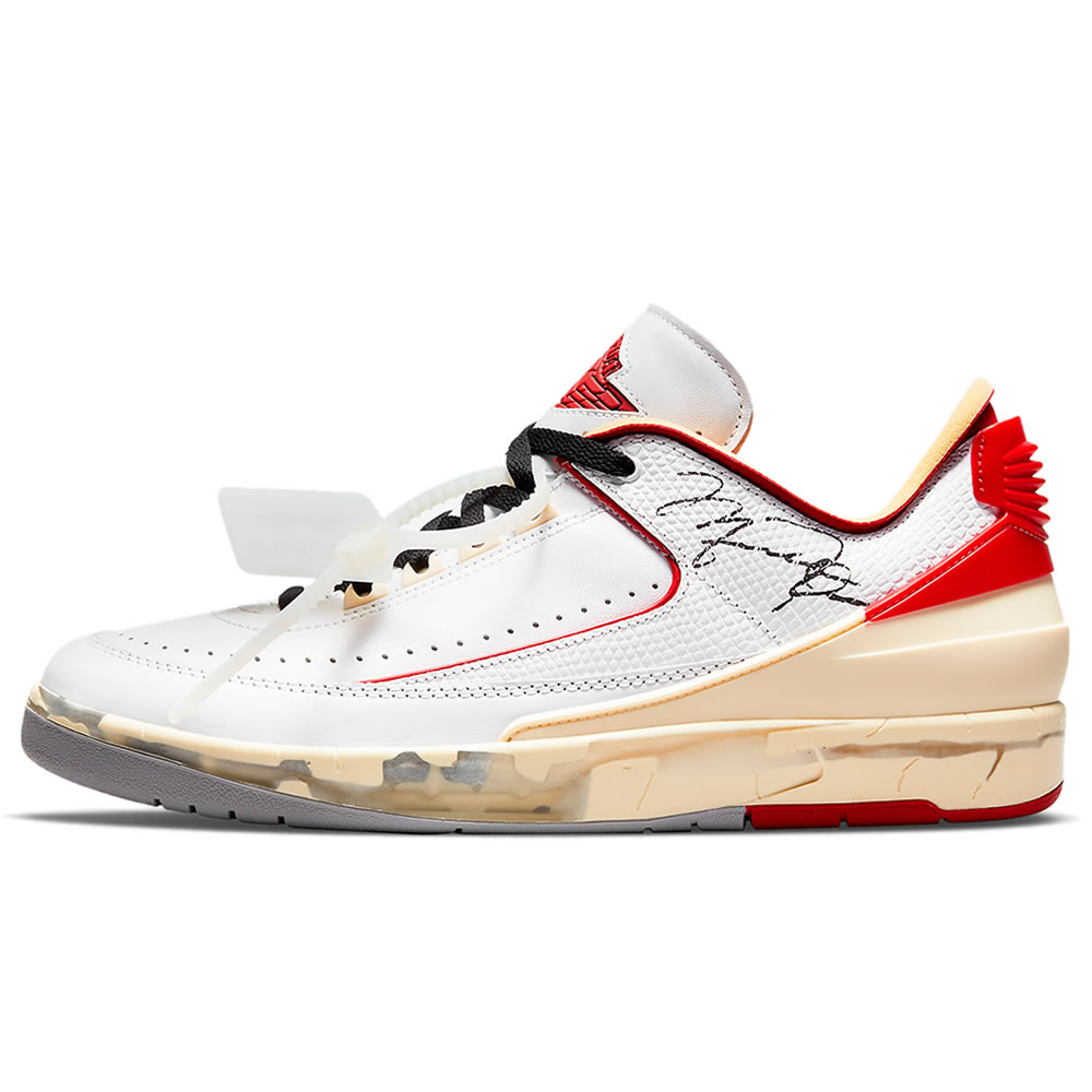 Off White Air Jordan 2 White Varsity Red Black Dj4375 106 (1) - newkick.cc