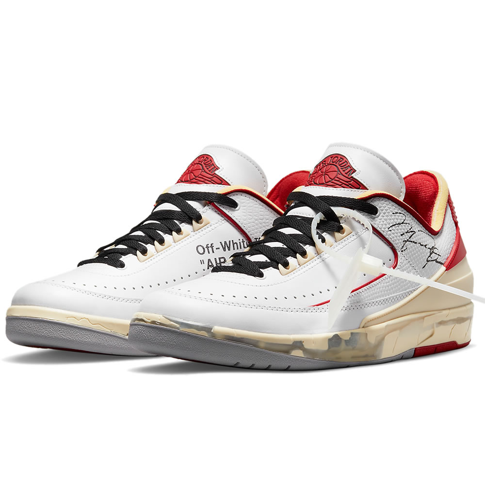 Off White Air Jordan 2 White Varsity Red Black Dj4375 106 (3) - newkick.cc