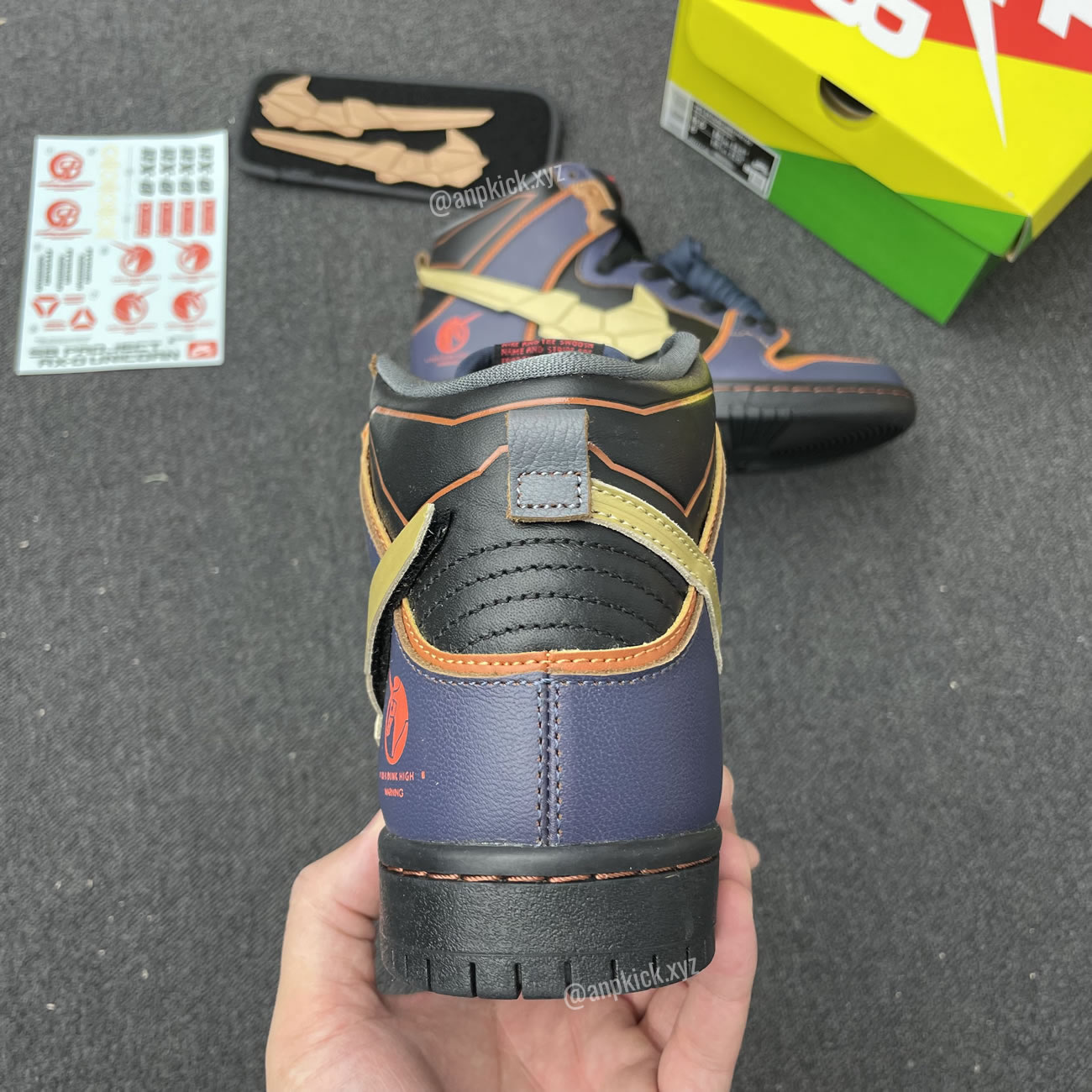 Gundam Nike Sb Dunk High Banshee Anpkick Dh7717 400 (3) - newkick.cc