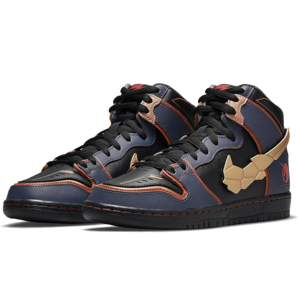 Gundam Nike Sb Dunk High Banshee Dh7717 400 (3) - newkick.cc