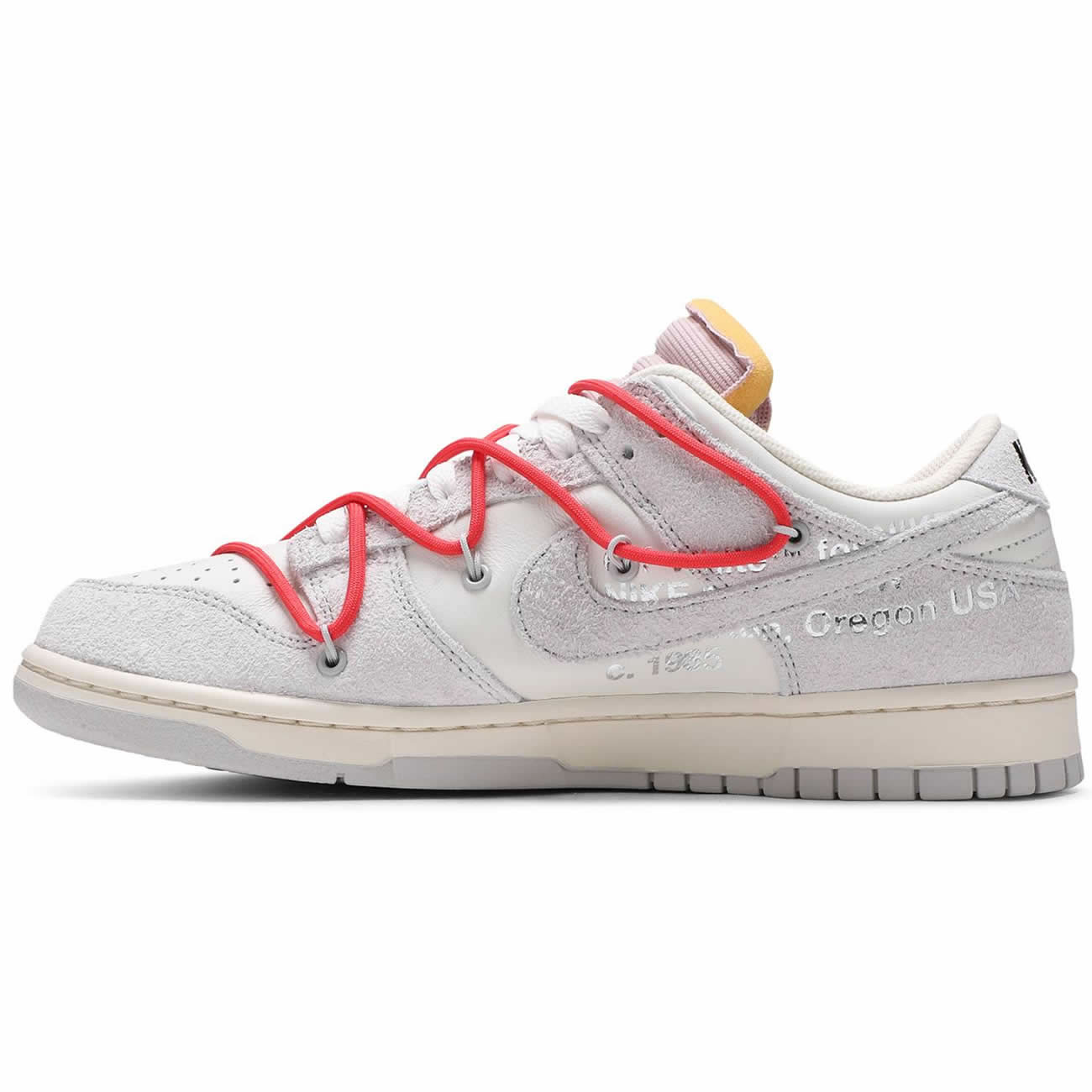 Off White Nike Sb Dunk Low Lot 33 Of 50 Sail Neutral Grey Chile Red Dj0950 118 (1) - newkick.cc