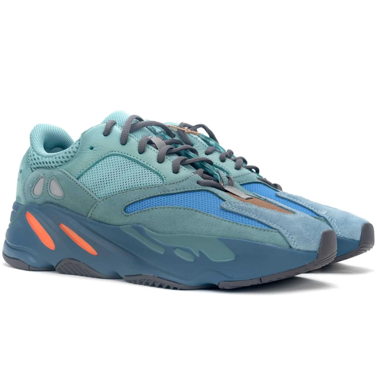 Adidas Yeezy Boost 700 Sea Blue Orange Gz2002 (4) - newkick.cc