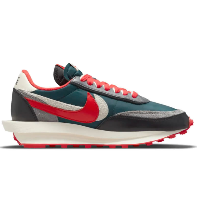 Sacai Undercover Nike Ldwaffle Midnight Spruce University Red Dj4877 300 (2) - newkick.cc