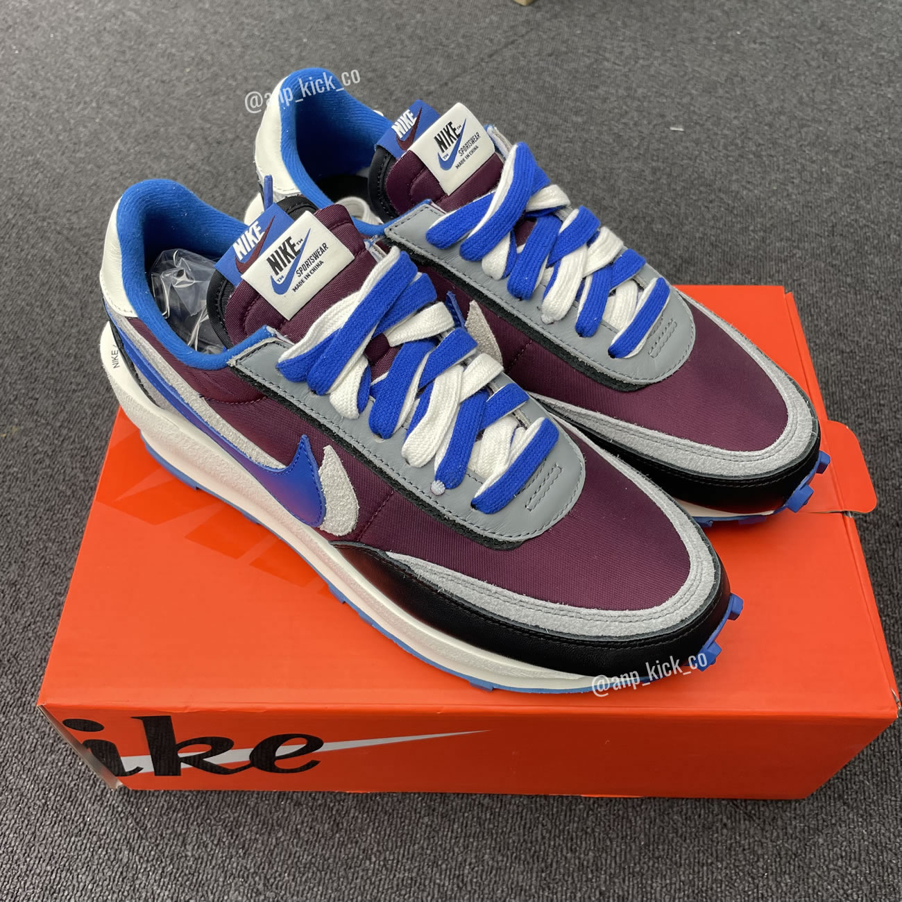 Sacai Undercover Nike Ldwaffle Night Maroon Team Royal Anpkick Dj4877 600 (8) - newkick.cc