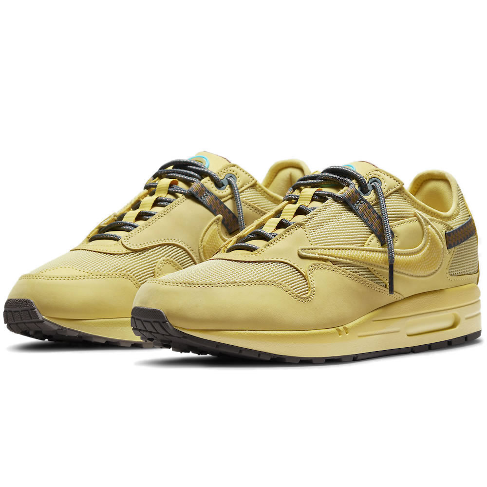 Travis Scott Nike Air Max 1 Saturn Gold Do9392 700 (3) - newkick.cc