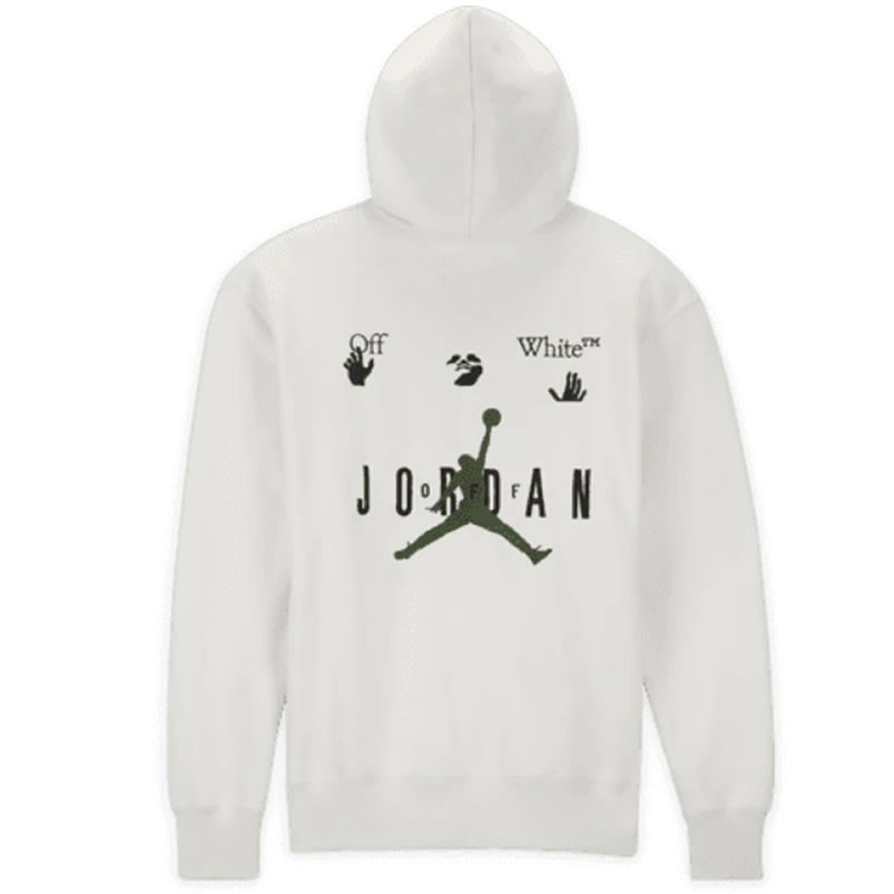 Off White Jordan Hoodie White (1) - newkick.cc