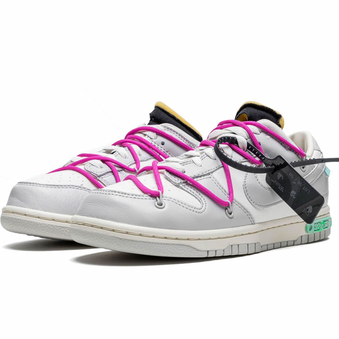 Off White Nike Sb Dunk Low Lot 30 Of 50 Sail Neutral Grey Pink Dm1602 122 (2) - newkick.cc