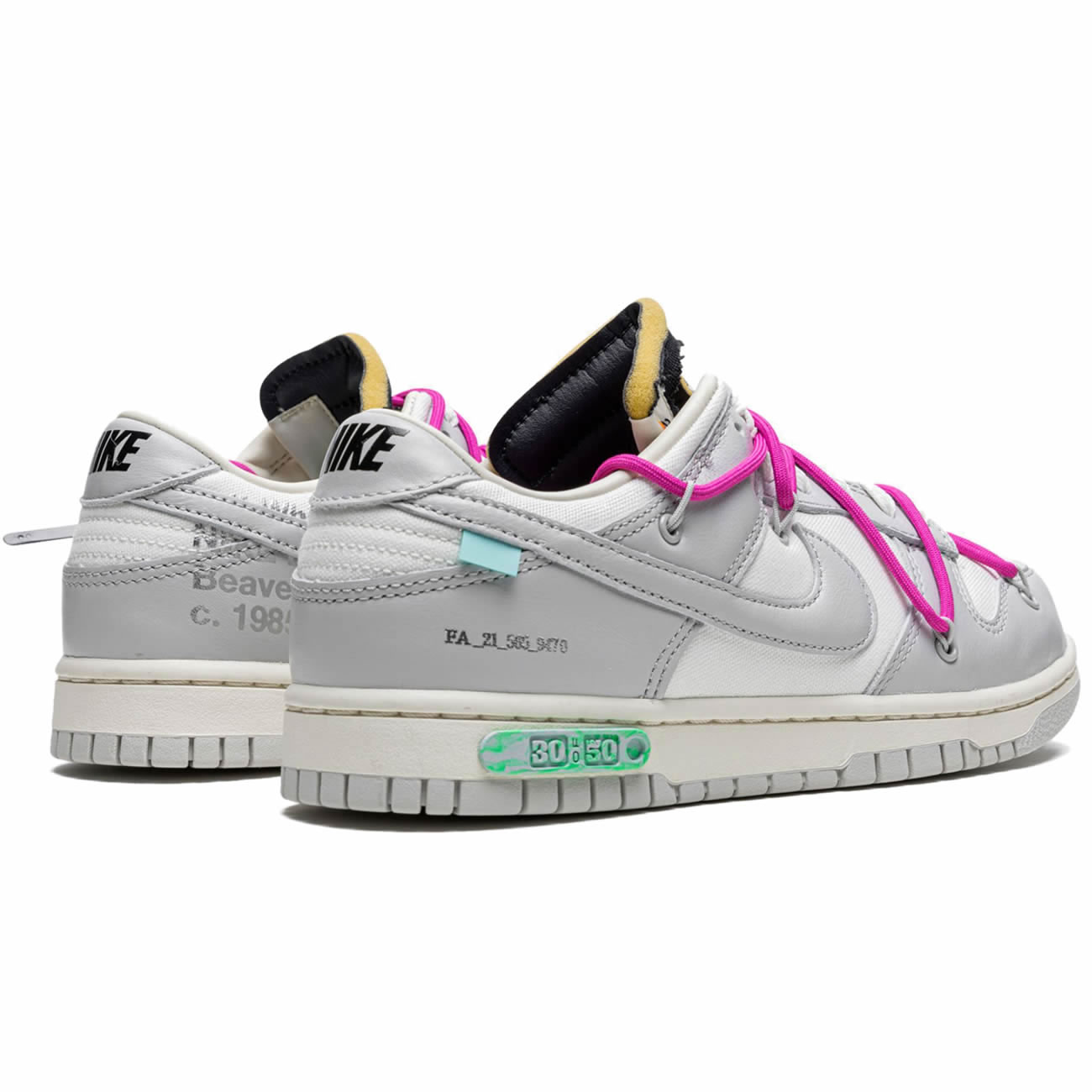 Off White Nike Sb Dunk Low Lot 30 Of 50 Sail Neutral Grey Pink Dm1602 122 (3) - newkick.cc