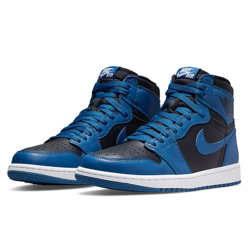 Air Jordan 1 Retro High Og Dark Marina Blue 555088 404 (3) - newkick.cc