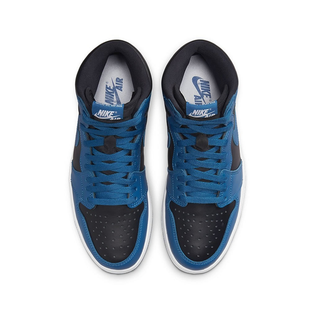 Air Jordan 1 Retro High Og Dark Marina Blue 555088 404 (4) - newkick.cc