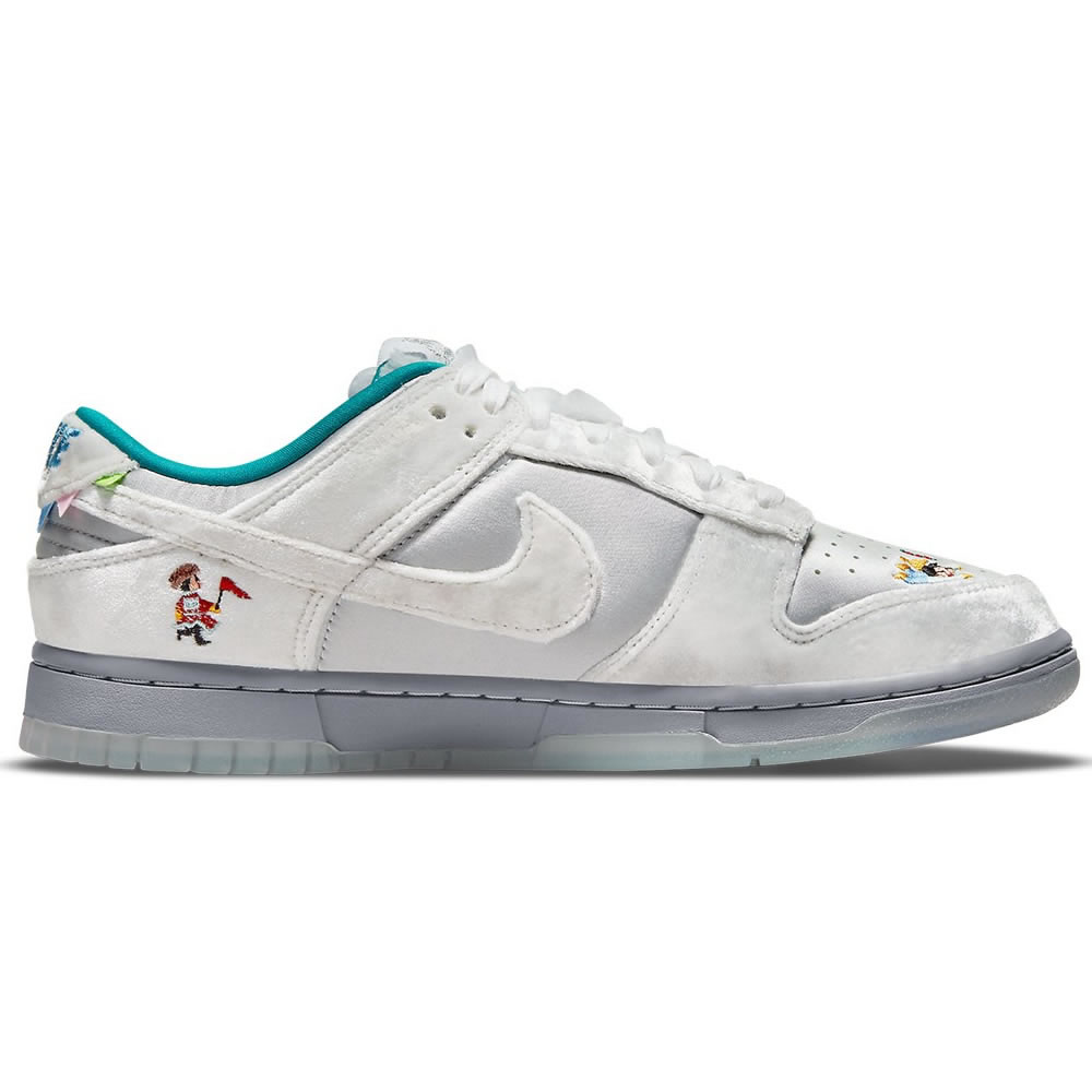 Nike Dunk Low Ice White Silver Blue Do2326 001 (2) - newkick.cc