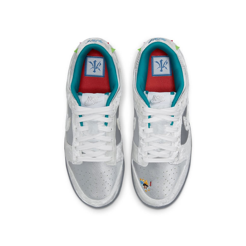 Nike Dunk Low Ice White Silver Blue Do2326 001 (4) - newkick.cc