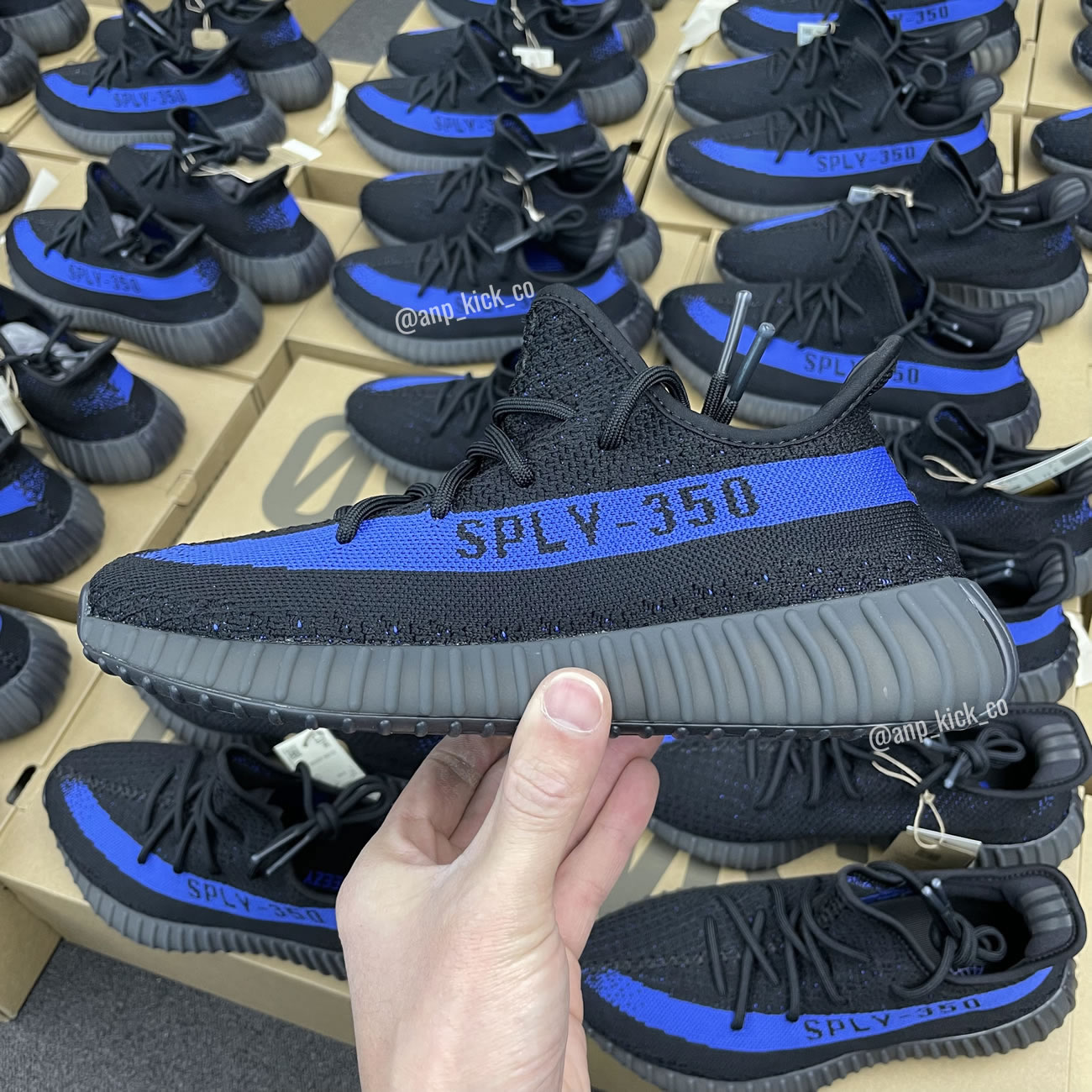 Adidas Yeezy Boost 350 V2 Dazzling Blue Anpkick Gy7164 (1) - newkick.cc