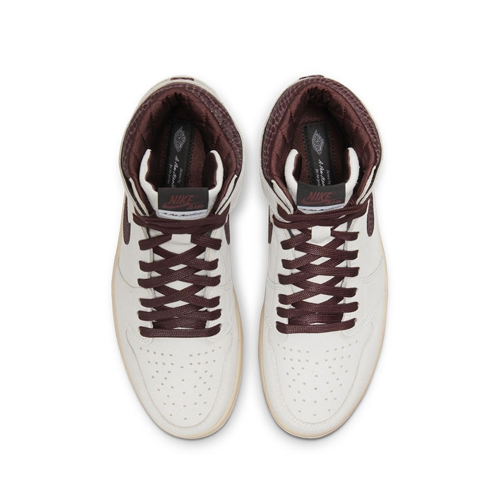 A Ma Maniere Air Jordan 1 High Og Sail And Burgundy Do7097 100 (4) - newkick.cc