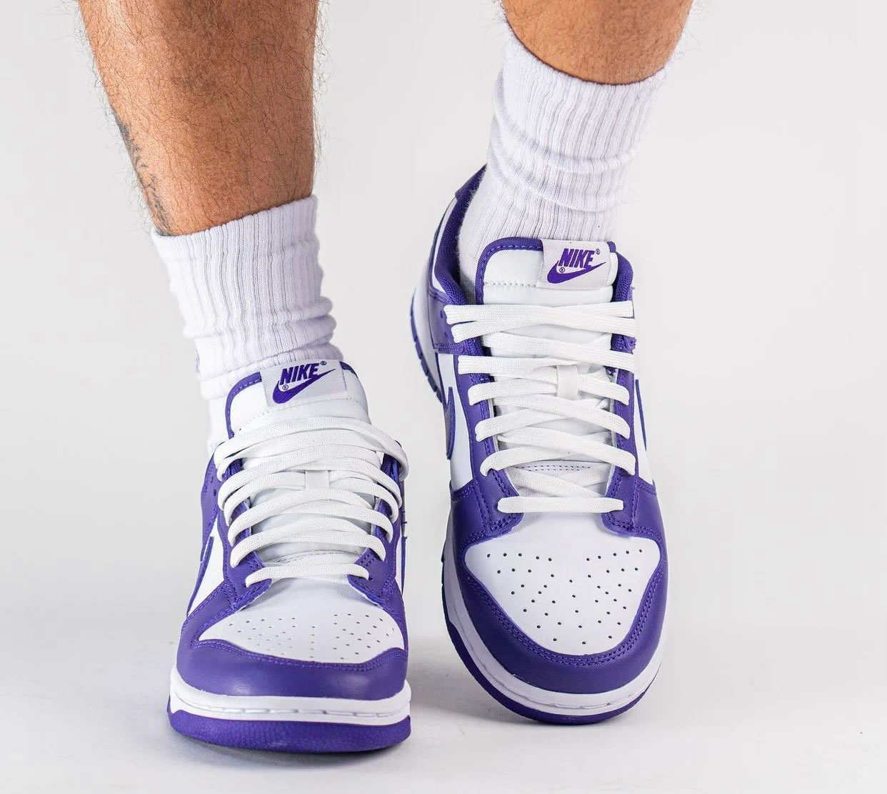 Nike Dunk Low Court Purple Dd1391 104 On Feet (3) - newkick.cc