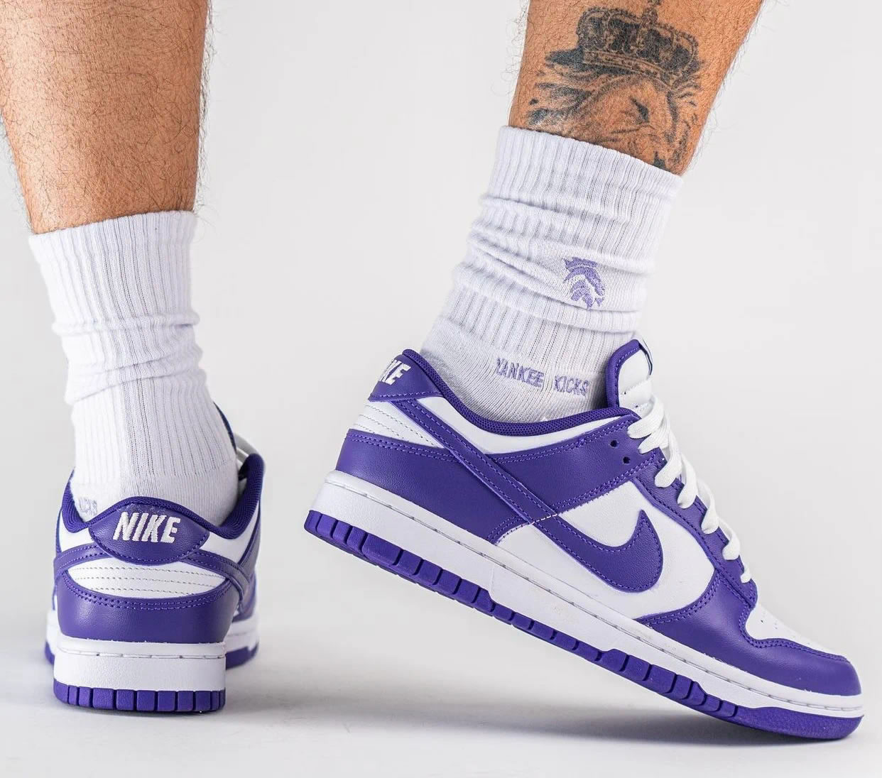 Nike Dunk Low Court Purple Dd1391 104 On Feet (5) - newkick.cc