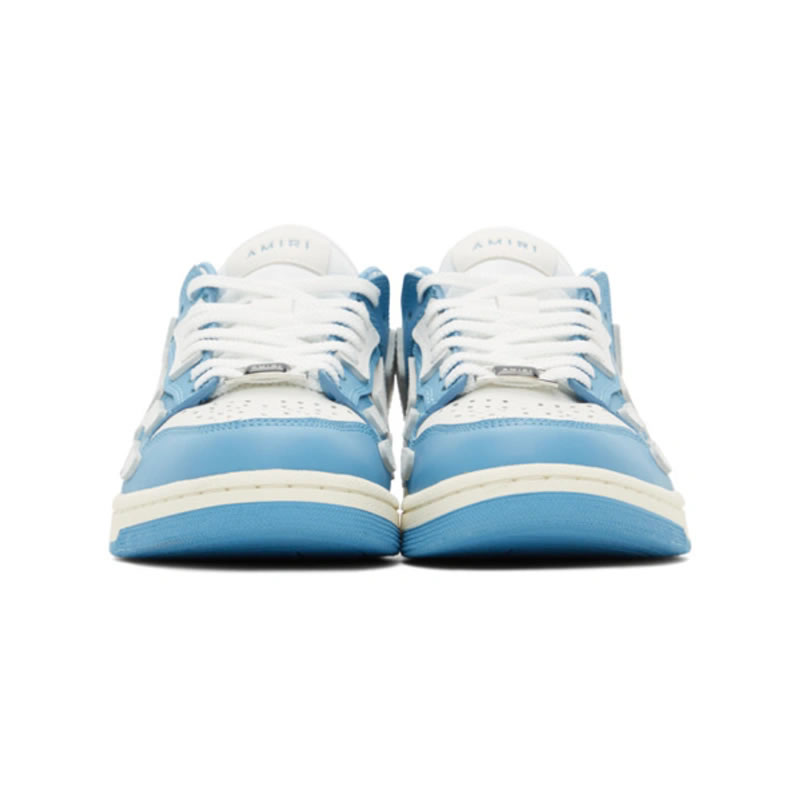 A M I R I Skel Top Low Leather Sneakers Blue Mfs003 462 (3) - newkick.cc