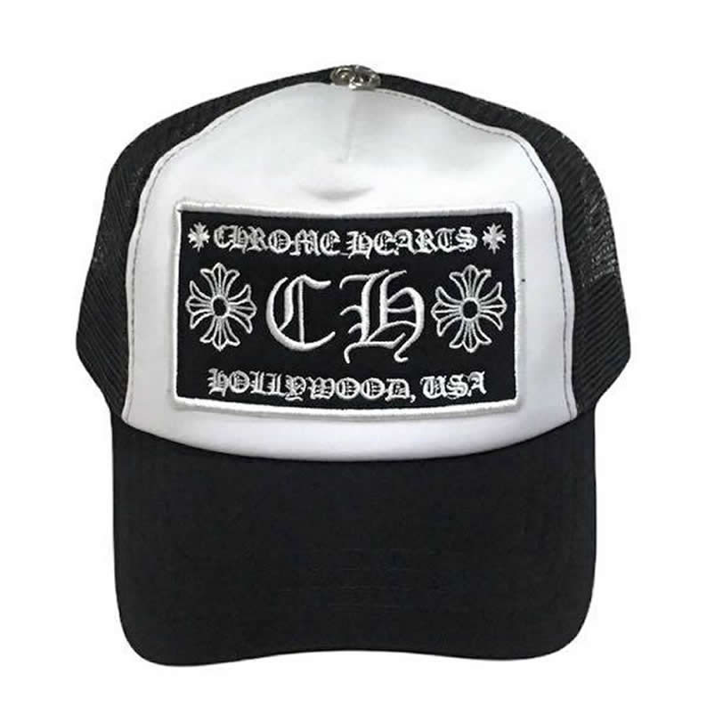 Ch Ro Me Hearts Ch Hollywood Trucker Hat Black White - newkick.cc