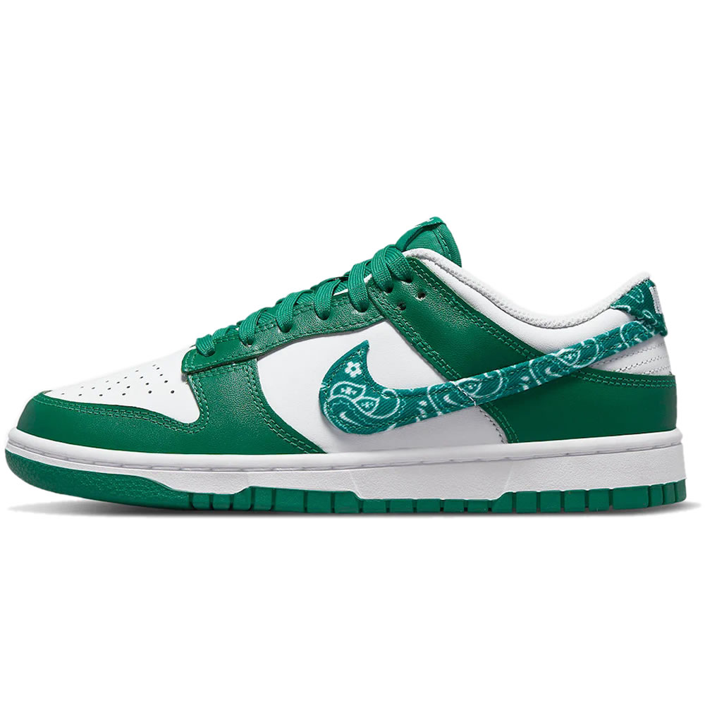 Nike Dunk Low Green Paisley Dh4401 102 (1) - newkick.cc